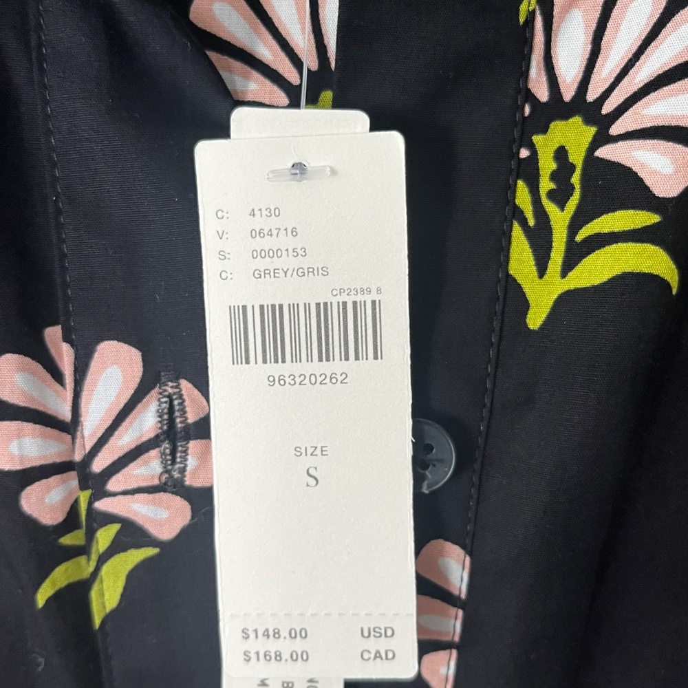 NWT Anthropologie Maeve Bettina Tiered Shirt Dress SM - Picture 4 of 7